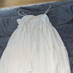 cream altard state mini dress size medium